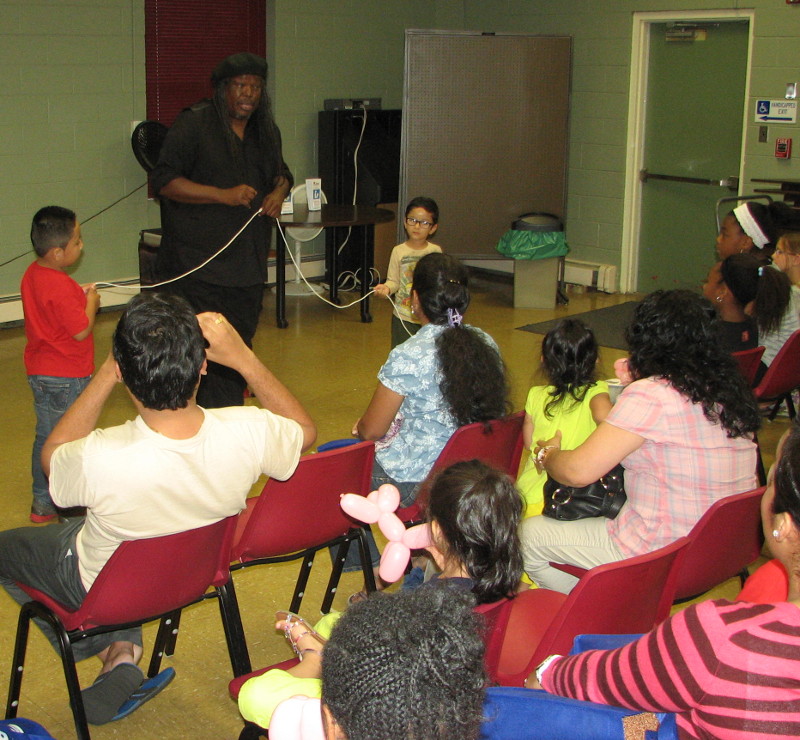 Toe-knee-at the Pennsauken Free Public Library